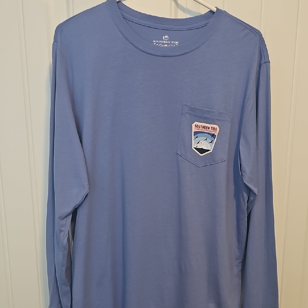 Southern Tide Blue Long Sleeve Shirt Medium